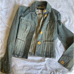 Vintage puff sleeve MARC JACOBS denim jacket, size 4